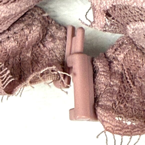 Victorias Secret Pink Racerback Lace Push Up Front Closure Bra Womens 32B Pink - Picture 2 of 4